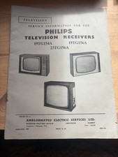1965 Philips Television 19TG154A Service Information Booklet