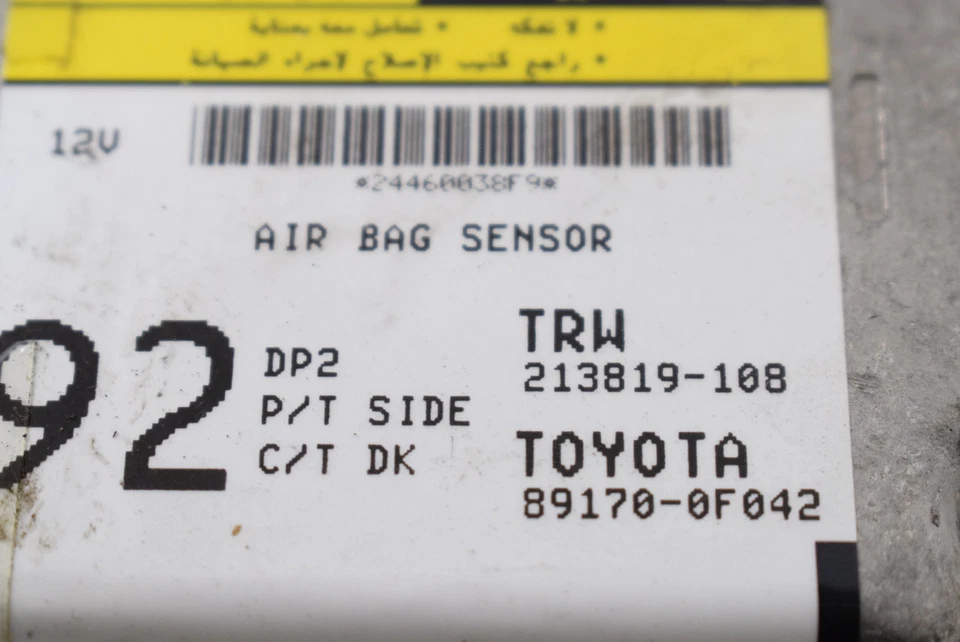 Centralina TOYOTA COROLLA Verso ZER_, ZZE12_, R1_ 2005 SRS 89170-0F042 - Immagine 3 di 4