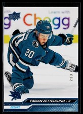 2023-24 Upper Deck #392 Fabian Zetterlund Silver Foil