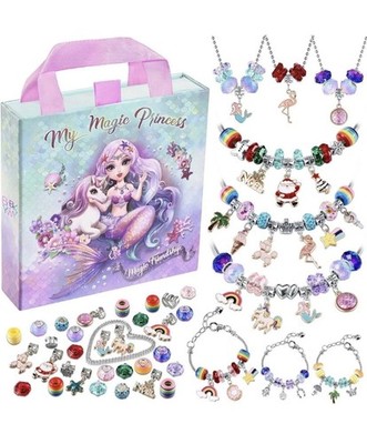 My Magic Princess Friendship Charm/Bead Bracelet Making Toy Kit Ages 6-14 NEW!
