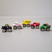 Vintage 1987 Road Champs Micro Machines Lot of 5 Trucks Collection