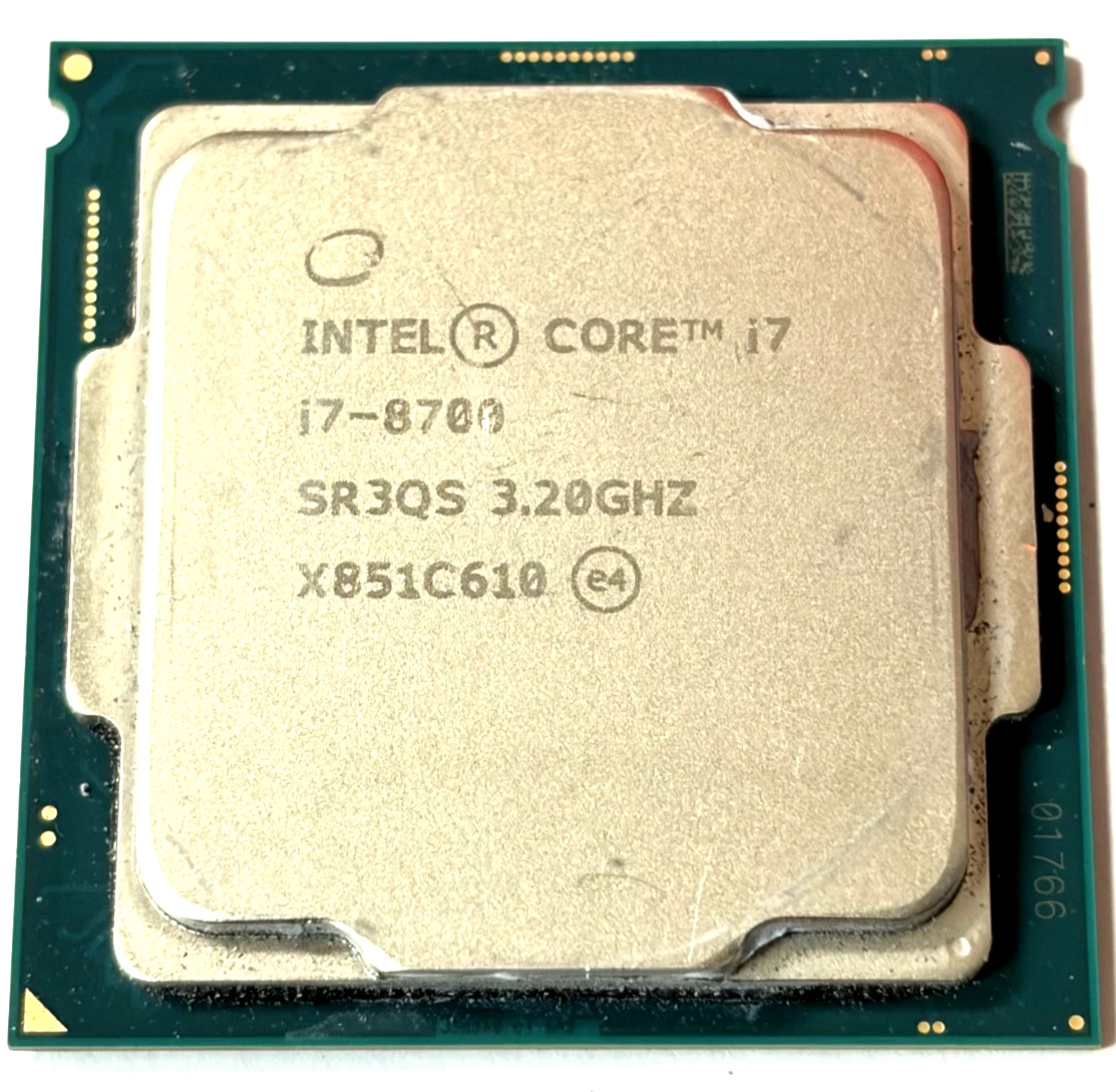 Core i7 8th Gen. LGA 1151/H4 Socket Type Computer Processors (CPUs