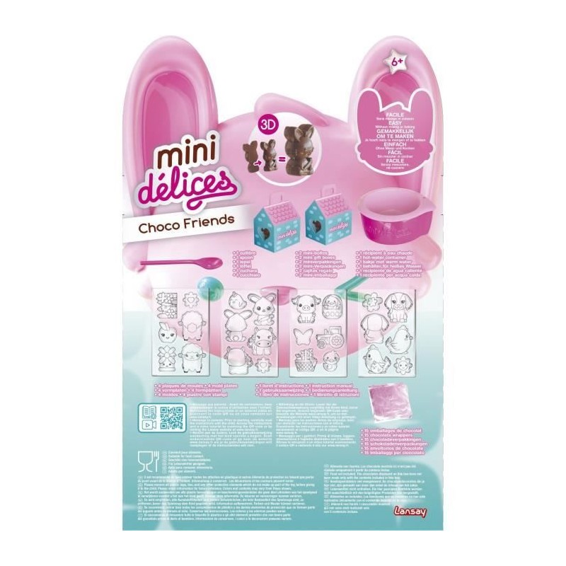 Mini Délices Lansay Choco Friends kit de loisirs créatifs cuisine enfant 6 ans