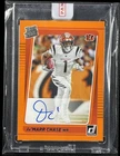 JA'MARR CHASE 2021 PANINI DONRUSS #262 RATED ROOKIE AUTO ORANGE RC BENGALS