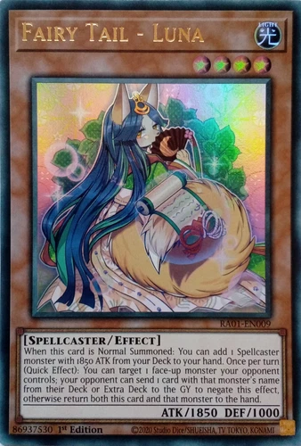 RA01-EN009 FAIRY TAIL - LUNA ULTRA RARE 1ST EDITION YuGiOh CARD