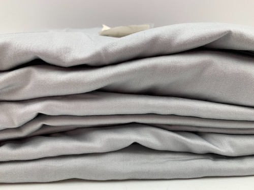 Pottery Barn Washed Cotton Sateen Duvet Cover King Cal King Gray Mist #N283 - Picture 4 of 4