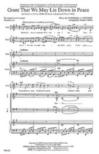 Grant That We Lie Down Transcontinental Music Choral SATB Marshal