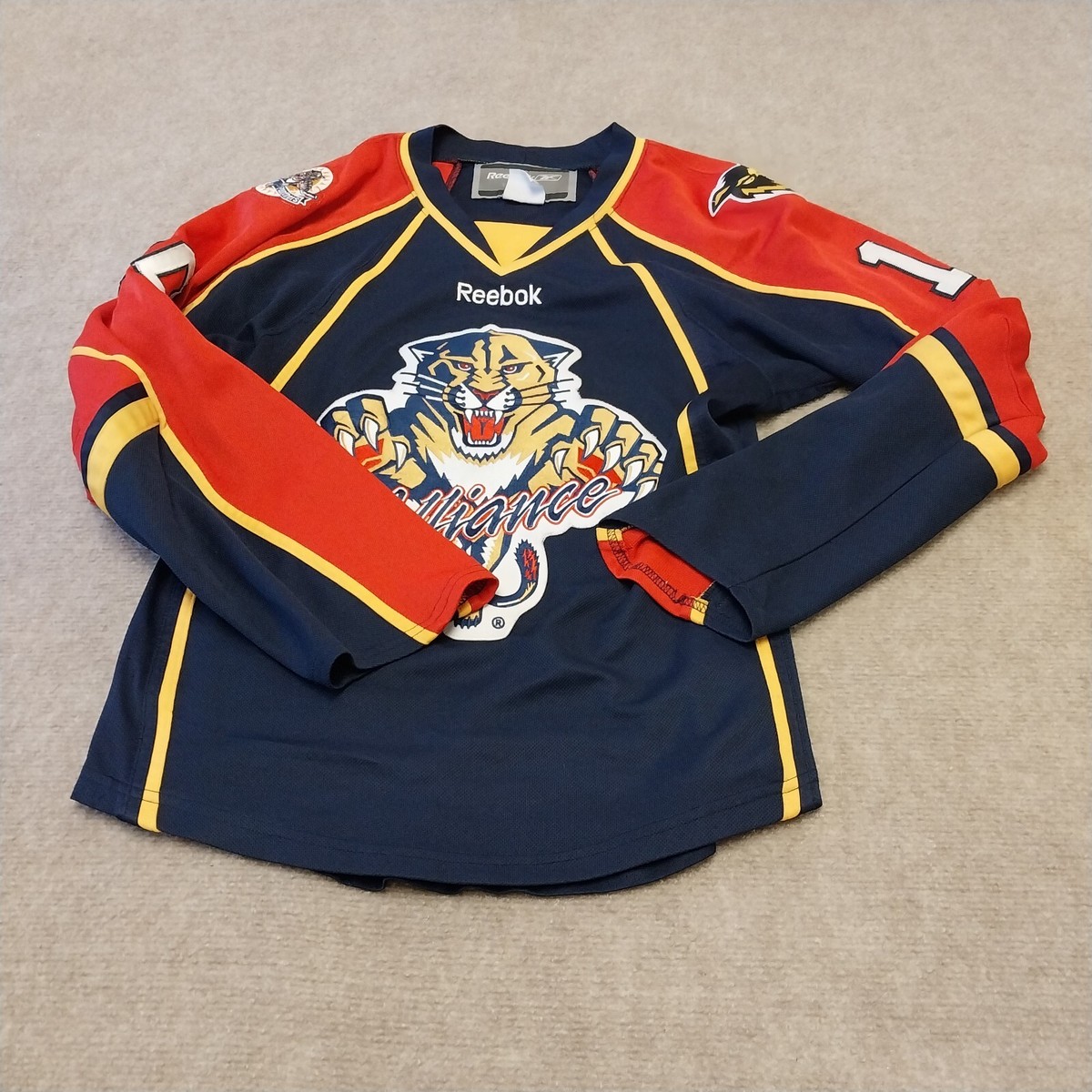 Reebok Mens Adult Size XXL NHL Florida Panthers Jersey Blue
