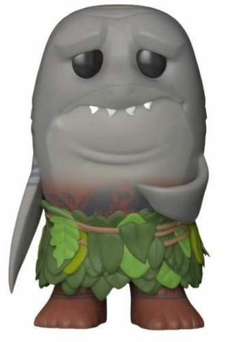 Funko POP MAUI Shark Head ECCC Emerald City Exclusive 2018 MOANA Disney 376 NEW - Picture 2 of 7