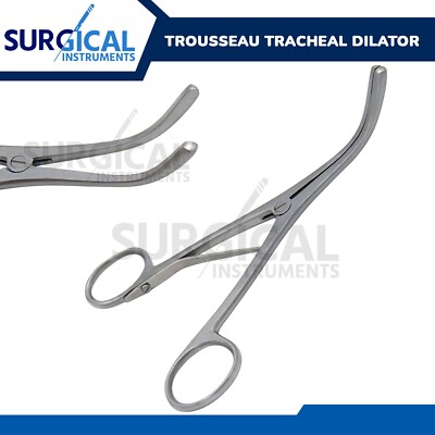 Trousseau Tracheal Dilator Forceps 5.5'' 2 Prong OB/GYN ENT Surgical German Gr
