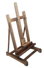 Ancien Chevalet De Table De Bureau à Poser En Chêne /Peinture Peintre Artiste