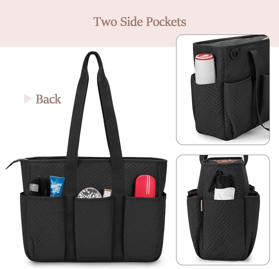 Teacher Tote Bag for Women, Large Teacher Work Bags with Laptop