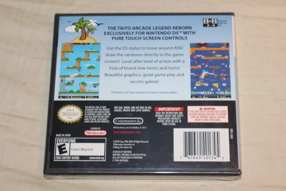 Rainbow Islands: Revolution (Nintendo DS, 2006) NEW SEALED - Image 3 of 4