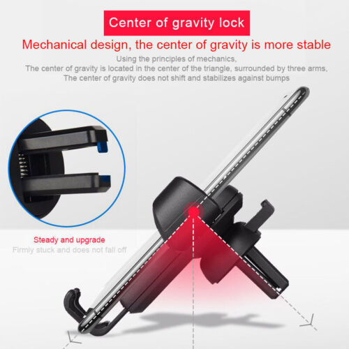 Gravity Car Air Vent Mount Cradle Holder Stand for iPhone Mobile Cell Phone GPS - Picture 4 of 10