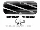 <!--F#f_0-->HDT VK Group 3 Guard Decal Black Holden Commodore Black Genuine 40091 / DEHDTK7<!--F/-->