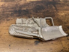 Bulldozer Belt Buckle 1978