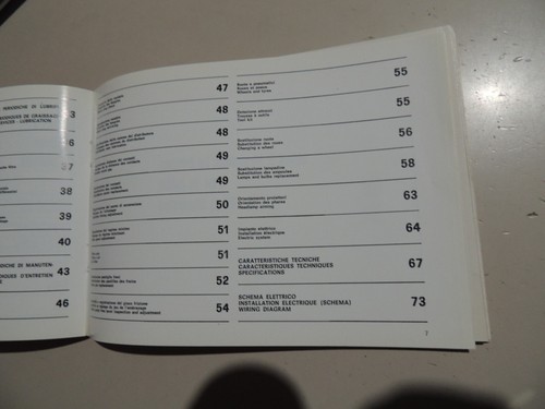 De Tomaso Pantera 06.1973 Betriebsanleitung usage et entrtien Fahrerhandbuch - Picture 7 of 13
