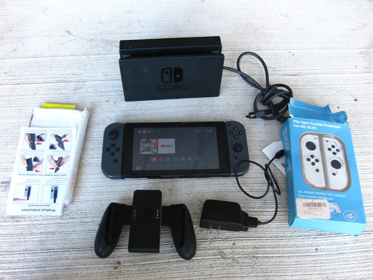 Nintendo Switch G Nintendo Switch HAC-001 Nintendo Switch Neon Blue & Red Joy-Con New Version- HAC-001