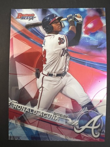 Bowman’s Best Top Prospect Ronald Acuna 2017 #TP-10 casi nuevo-como nuevo o mejor - Imagen 1 de 2