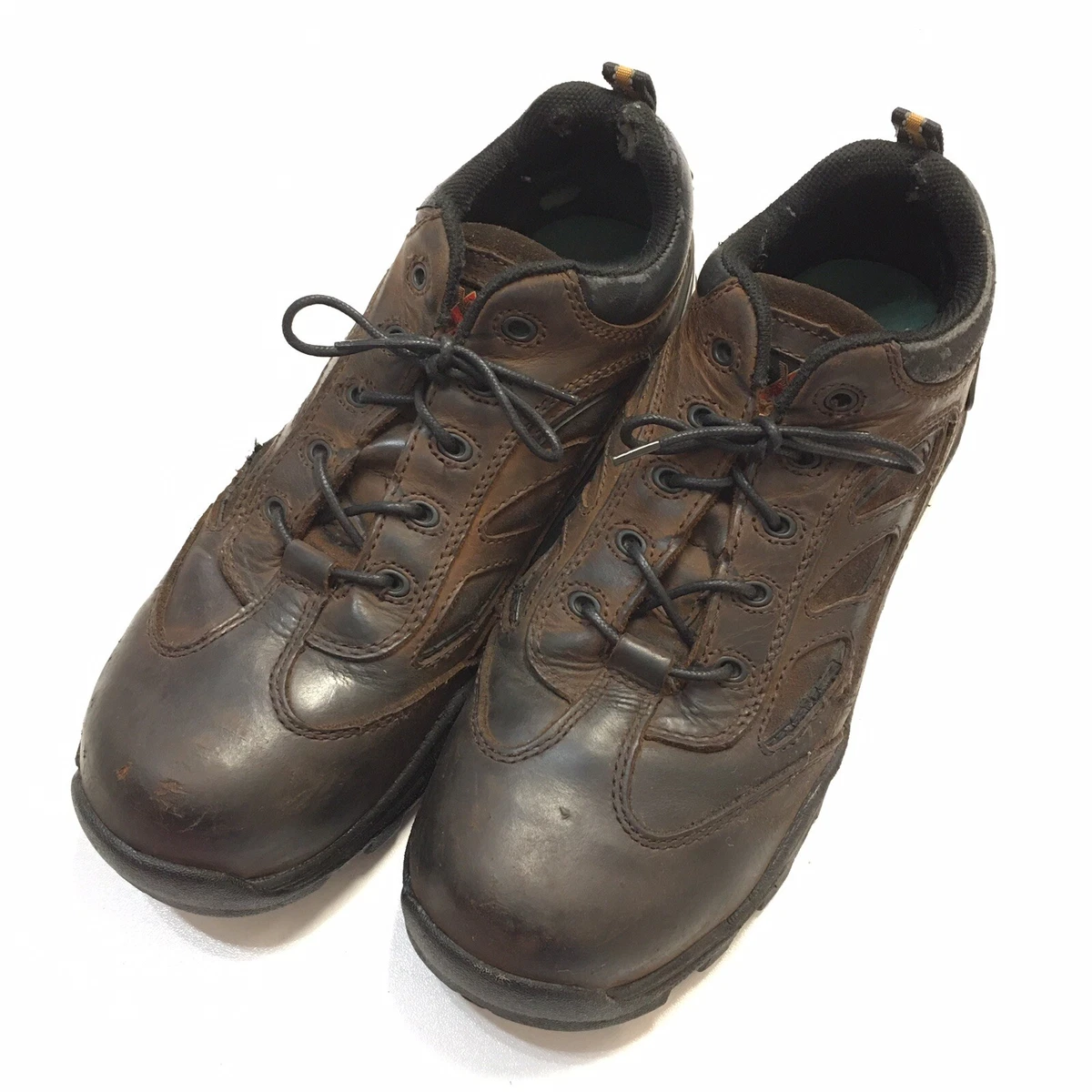 Thorogood Steel Toe Safety Work Shoes V 300 GS Mens 9 Brown Leather Oxford Lace