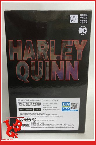 HARLEY QUINN ACT/CUT Statue pvc Sega DC Comics Premium Figure BATMAN # NEUF # - Bild 8 von 8