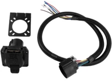 Pollak / Stoneridge RV OEM 7-Way Socket- 4 Foot Wiring Harness-Mounting Bracket