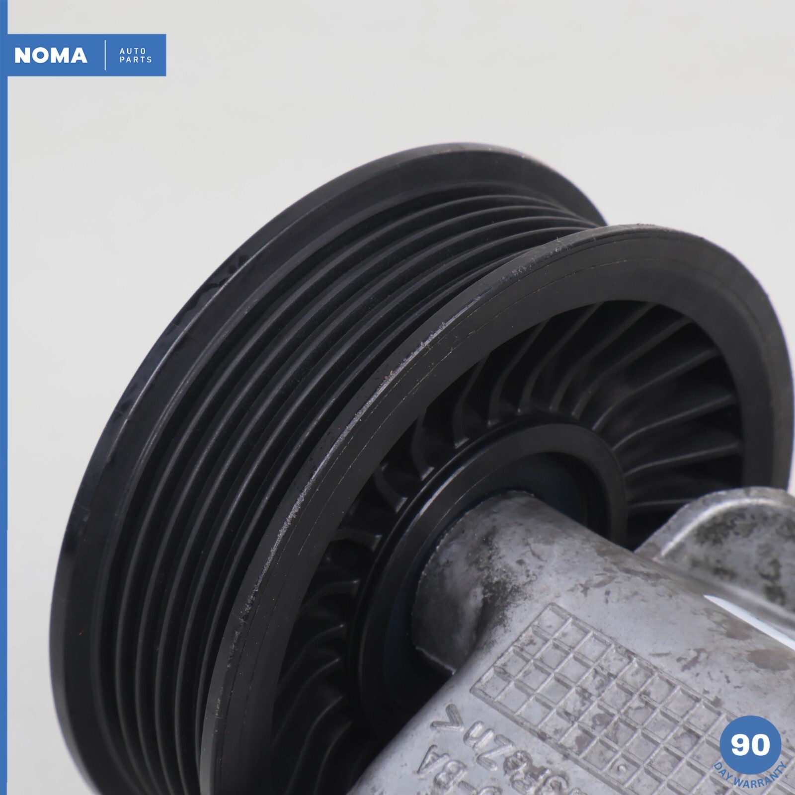 2014 Jaguar X152 F-Type Engine Lower Belt Idler Pulley Bracket w/ Pulley OEM 68k