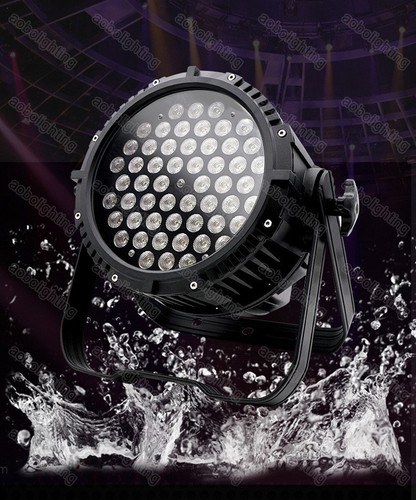 DJ Stage Light Set Outdoor 54*3W RGBW LED Par Can Lights W/Power cable DMX cable - Picture 6 of 9