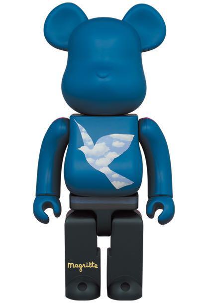 MEDICOM TOY - Bearbrick René Magritte 100％ &amp; 400％ BE@RBRICK Ren? Magritte 1965 100％ & 400% Rene Magritte