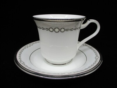 NORITAKE  PEARL LUXE CUP & SAUCER - 3 1/8''  0302G