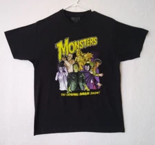 Monsters Universal Studios T-Shirt The Original Horror Show Men's L Black Tee...