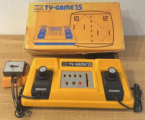 Nintendo Color TV Game 15 Home Console CTG-15S with box F/S From Japan used