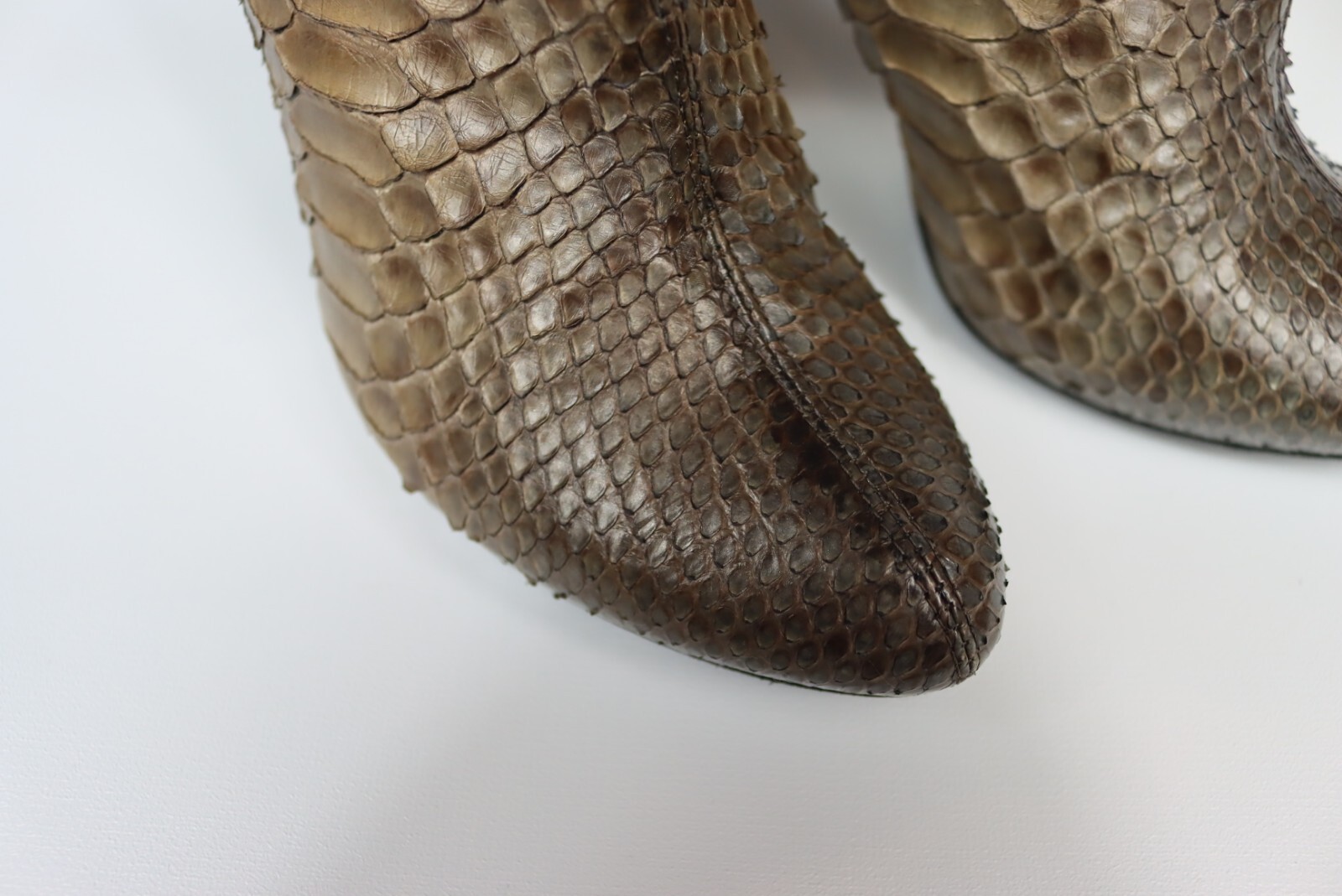 Alexander McQueen Python knee boots - image 2