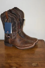 Durango Lady Rebel Pro Cognac Ventilated Square Toe Boots DRD0376 Size 9.5 M