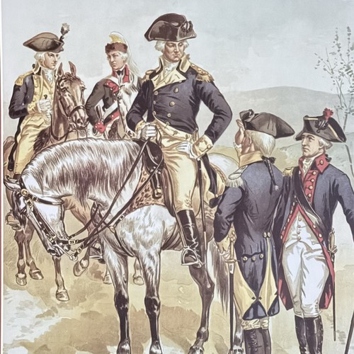 Vintage Wall Art Lithograph Henry A. Ogden "Commander Chief, Aide, Line Office - Picture 3 of 5