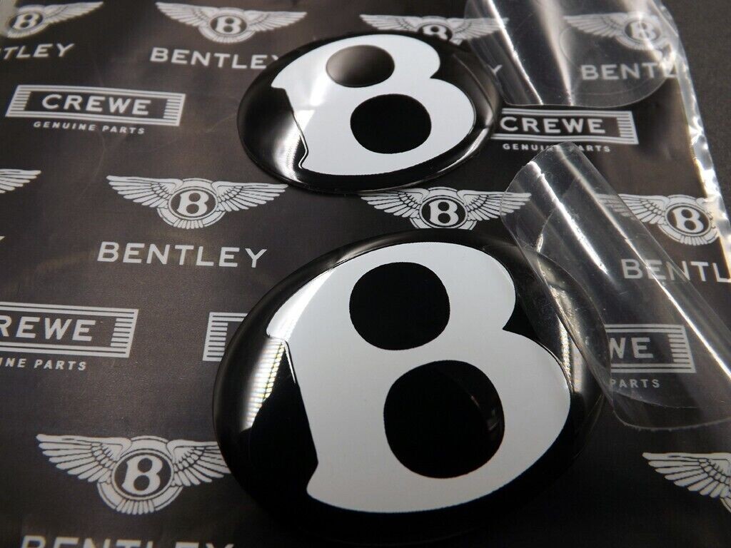 ８角形エンジ　スタンドランプ b-28 Bentley Continental GT GTc Flying Spur Hood & Trunk B Emblem Badge