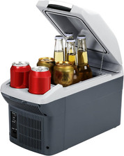 9 Quart 9 Liter Portable Car Refrigerator Warmer, 12V Thermoelectric Cooler/