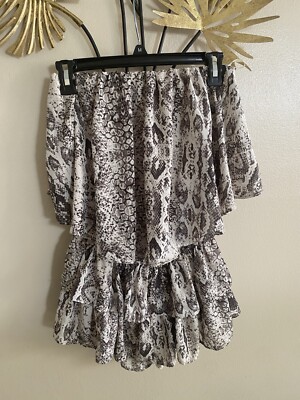 Vestido De Niña De Talla Pequeña De De Color Crema Estampado