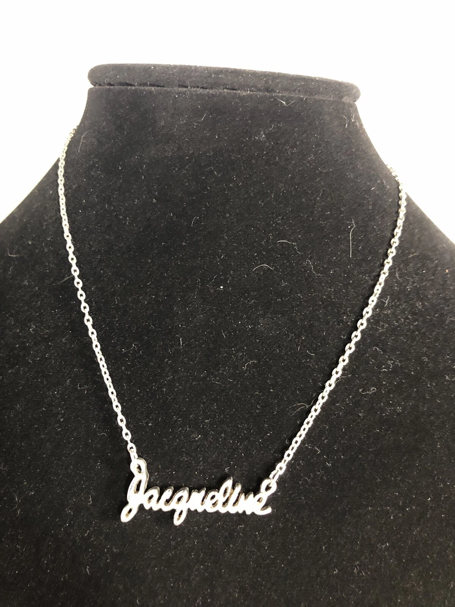 Jacqueline 2024 name necklace