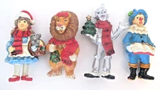 Wizard of Oz Christmas Ornaments Dorothy Tin Man Lion Scarecrow Kurt S Adler 4in