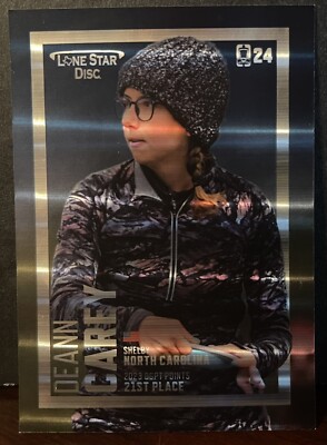 DGPT 2024 Deann Carey RAINBOW Disc Golf Trading Card Serial # 09/10 FPO21