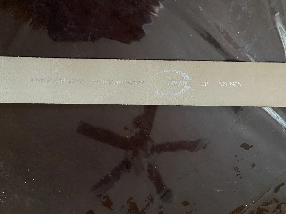 Cinturón mujer Roberto Cavalli cuero marrón Foto 4 de 4