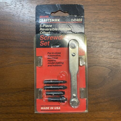 Vintage CRAFTSMAN 41993 USA GK Magnetic Screwdriver Set INCOMPLETE