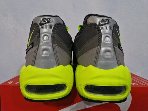 NIKE AIR MAX 95 NERA GRIGIA VERDE FLUO N. 40,5 BELLISSIME NUOVE STUPENDE LIMITED - Foto 4 di 18