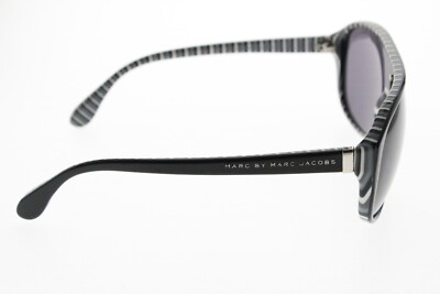 Marc By Marc Jacobs MMJ 160/S M4P BN  size 61/12-140 mm Black White Stripe NWOT Marc By Marc Jacobs MMJ 160/S M4P BN size 61/12-140 mm Black  main image 2