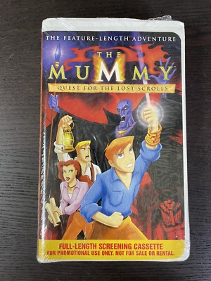 The Mummy: Quest for the Lost Scrolls VHS, 2002, Clamshell New