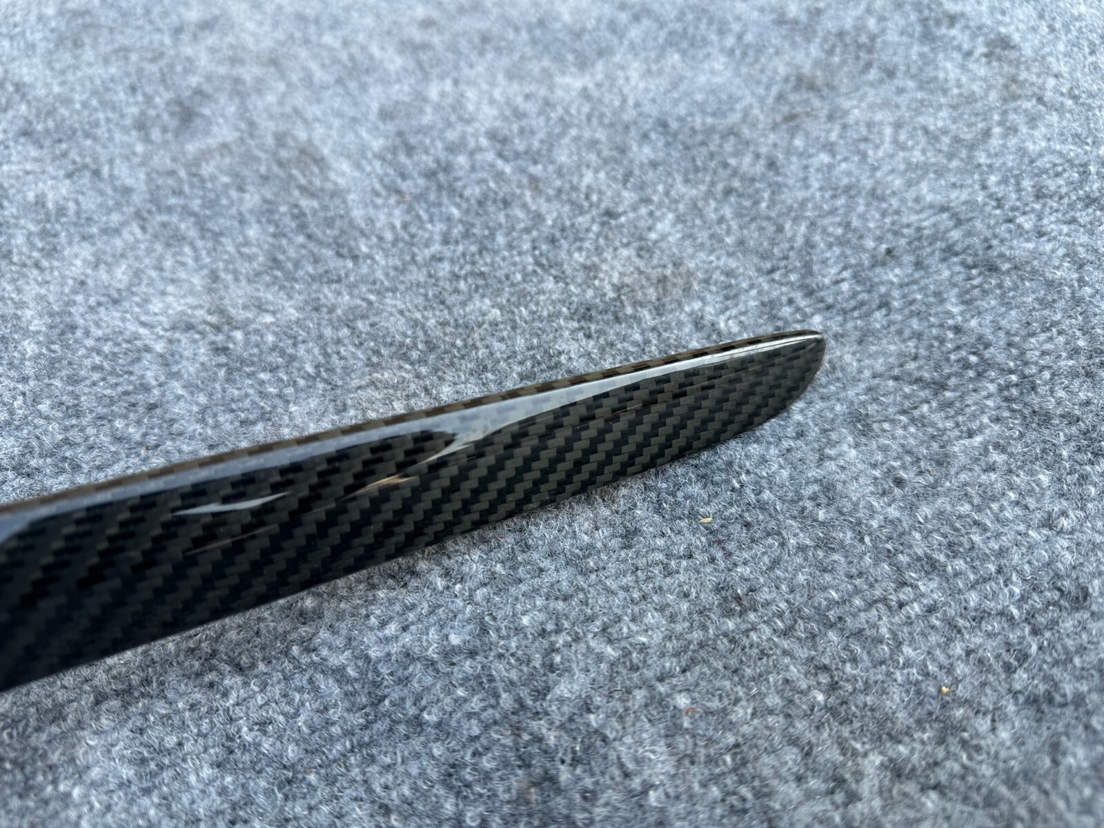 REAR RIGHT DOOR PANEL CARBON FIBER TRIM OEM 08-19 MASERATI GRANTURISMO M145