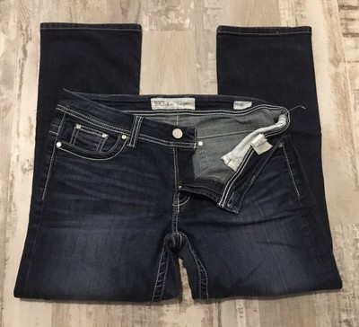 Jeans BKE Délavé Medium - Capri Déchiré Taille 30 - Occasion Très Bon état