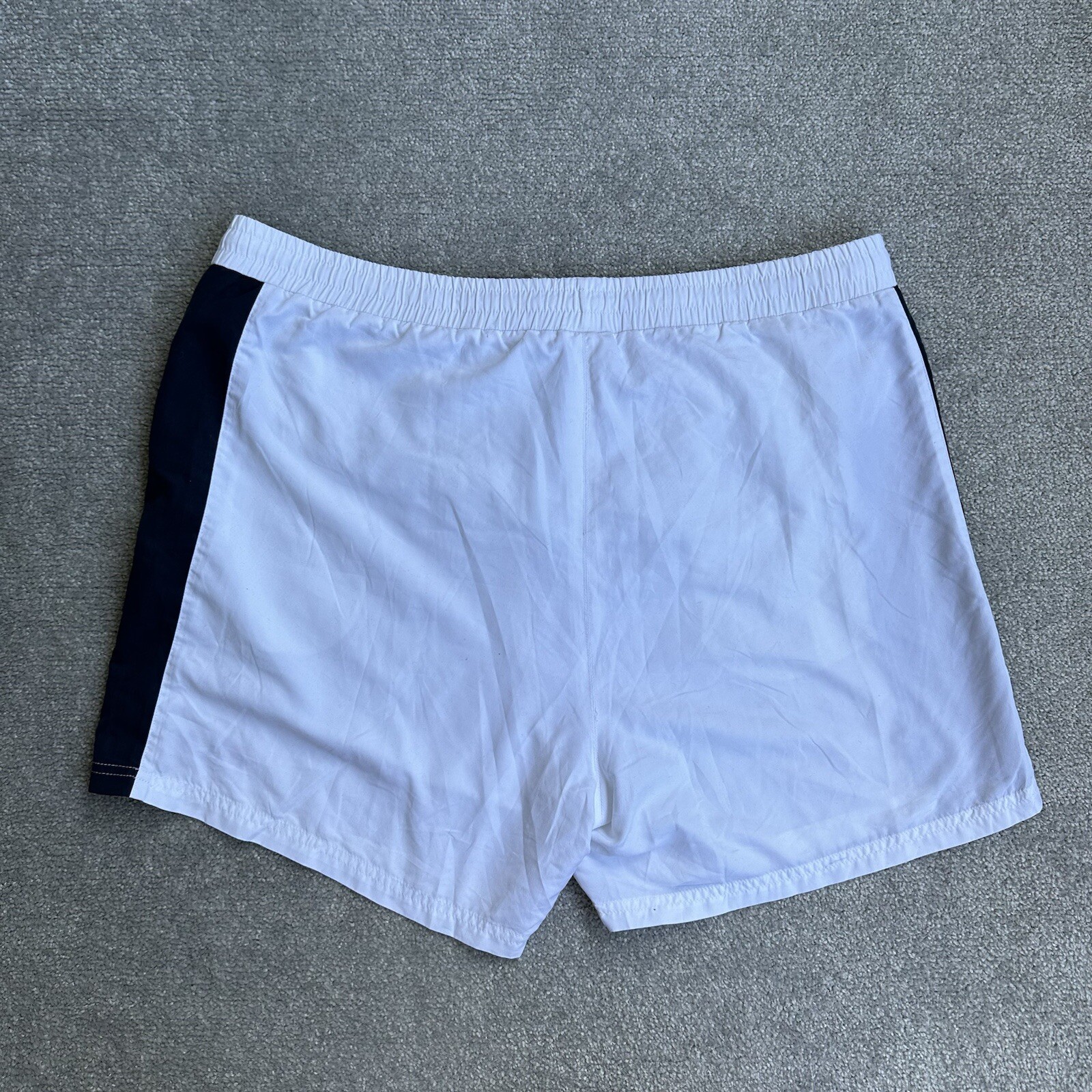 Costumi da bagno uomo FILA pantaloncini da bagno 2XL beach shorts logo retrò 8704 bianchi