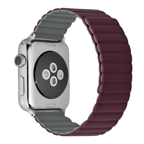 Silikon Magnet Uhrenarmband 20mm 22mm Schnellverschluss Smartwatch Armbänder - Bild 14 von 124